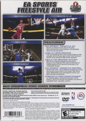 NBA Live 2005 box cover back